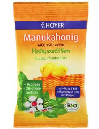 Hoyer manuka halspastiller mgo150 30g øko