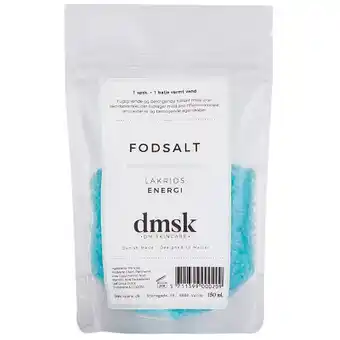 Dmsk fodbadesalt lakrids 150g