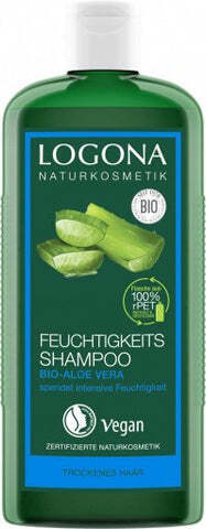 Logona shampoo fugtighed - aloe vera 250ml