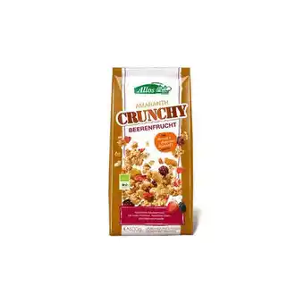 Allos, amaranth crunchy mysli ø m. red fruit & wild berry, 400 g