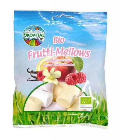 Helsemin Ökovital frugt skumfiduser - 100 gram - øko tilbud