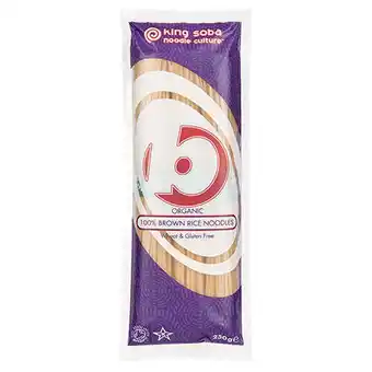 Helsemin King soba, brun ris nudler ø, 250 g tilbud