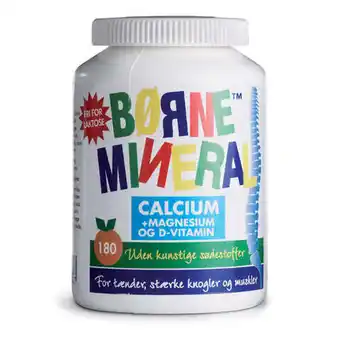 New nordic, børnemineral m. appelsin, 180 tab