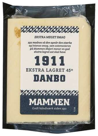 REMA 1000 1911 mammen ost 45+, 450 g tilbud