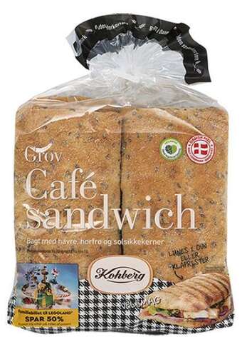 REMA 1000 Grov cafesandwich, 400 g tilbud