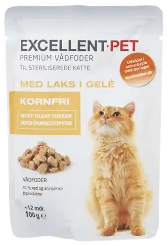 REMA 1000 Kattefoder m/laks, 100 g tilbud