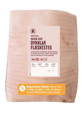 Flæskesteg fersk, 0.5 kg