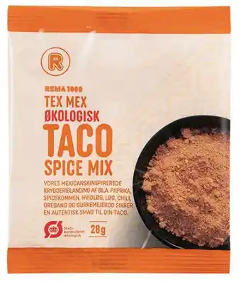 REMA 1000 Taco spice mix, 28 g tilbud