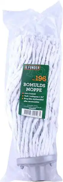 Bomulds moppe, 1 ct