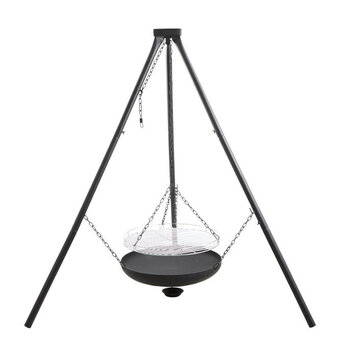 jem & fix Bålsted tripod med bålfad og rist ø55 cm tilbud