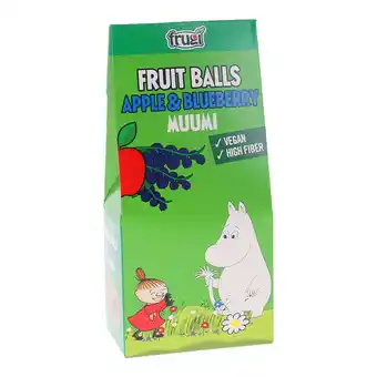 Moomin 2 x mumitroldene frugtkugler m. æble & blåbær