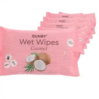 Motatos Gunry 10-pak vådservietter coconut tilbud