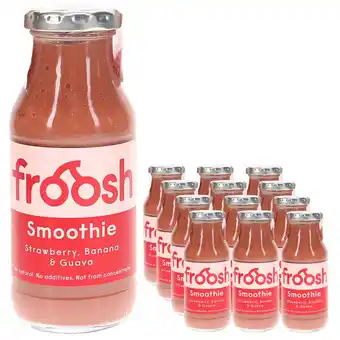 12-pak froosh smoothie strawberry, banana & guava