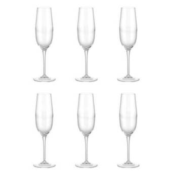 Luigi bormioli palace champagneglas - 6 stk. - 23,5 cl - krystalglas - klar