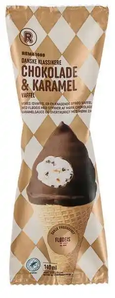 REMA 1000 Isvaffel, 140 ml tilbud