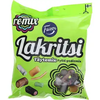 Fazer lakrids remix 240g