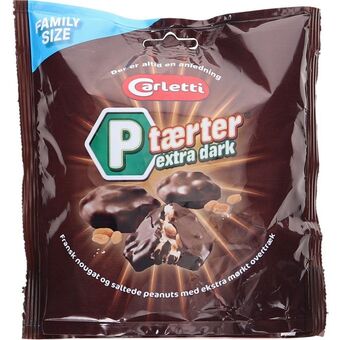 Motatos Carletti 2 x p-tærter extra dark 150g tilbud