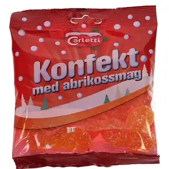 Carletti konfekt med abrikossmag 180g