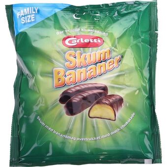 Motatos Carletti 2 x skumbananer 150g tilbud