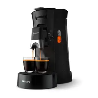 Senseo csa240/21 select eco kapselkaffemaskine, sort
