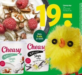 Coop 365 Cheasy skyr vanilje 0,2% tilbud