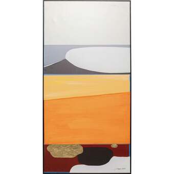 Abstract shapes orange, galleri