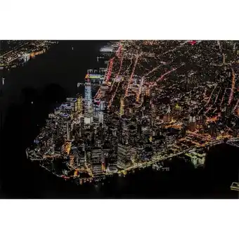 Midnight city, glas billede