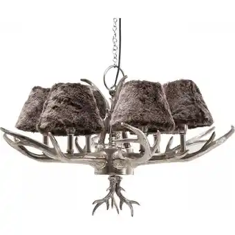 Jægerlampe m/gevir og pels