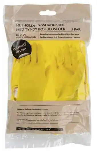 Gummihandsker, 3 ct