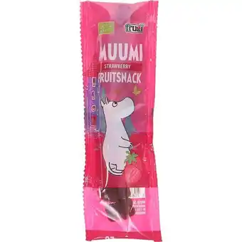Moomin 3 x mumitroldene frugtsnack jordbær | lækre frugtsnack til madpakken, eller børnenes hurtige sult. med jordbærsmag.
