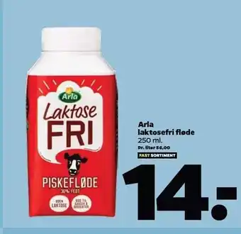 Netto Arla laktosefri fløde tilbud