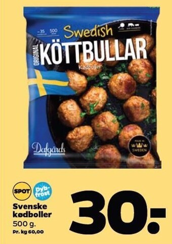 Netto Svenske kødboller tilbud