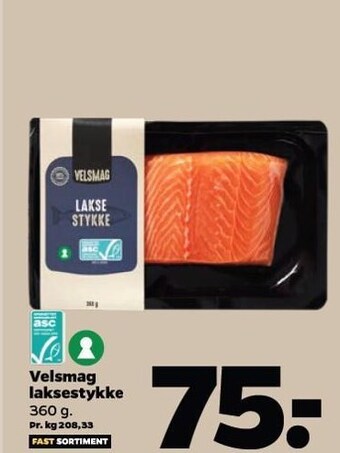 Netto Velsmag laksestykke tilbud