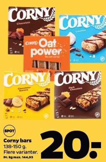 Corny bars