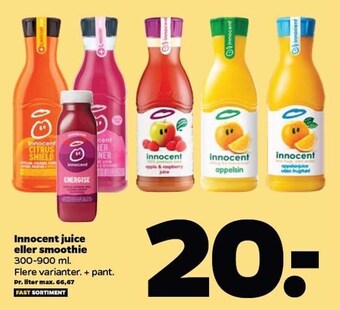 Netto Innocent juice eller smoothie tilbud