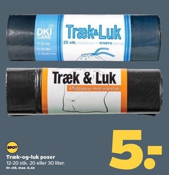 Netto Træk-og-luk poser tilbud