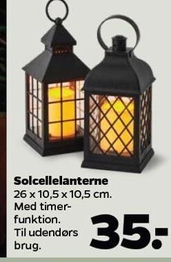 Netto Solcellelanterne tilbud