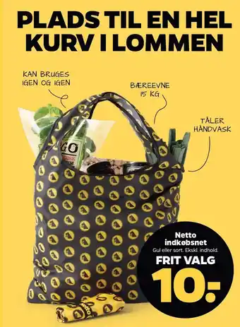Netto Netto indkøbsnet tilbud