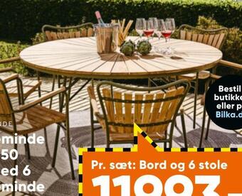 Bilka Kerteminde bord tilbud