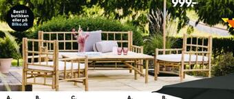 Bilka Lizzano loungesofa 180 cm tilbud