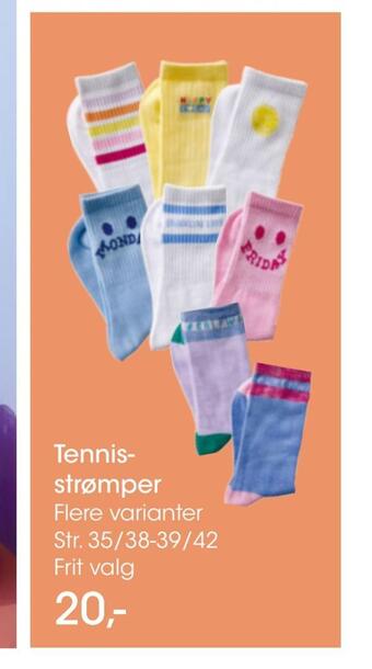 Tennis strømper