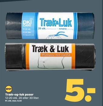 Netto Træk-og-luk poser tilbud