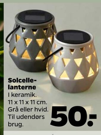 Netto Solcelle lanterne tilbud