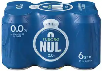 REMA 1000 Tuborg nul, 1.98 l tilbud