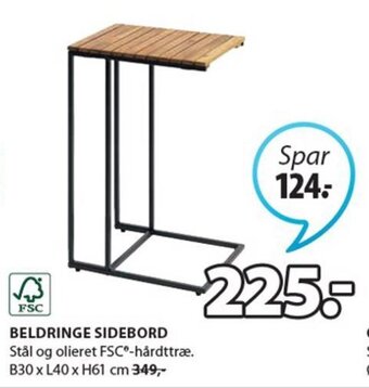 JYSK Beldringe Sidebord tilbud