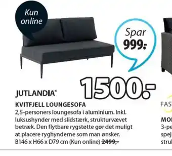 Kvitfjell Loungesofa
