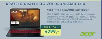 CBC Acer nitro 5 gaming notebook tilbud