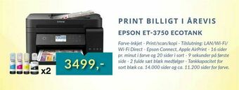 Epson et-3750 ecotank