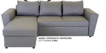 My Home Naomi Sovesofa M. Chaiselong tilbud