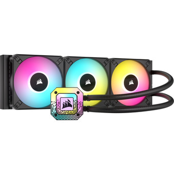 Komplett Corsair icue h150i elite capellix xt køler rgb (sort) tilbud